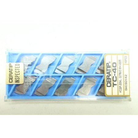 CERATIP CERATIP KCGP-3094L SET OF 10 CARBIDE INSERT KCGP-3094L